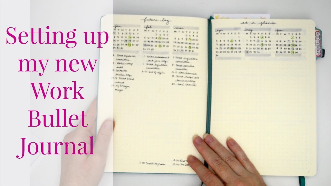 Using a bullet journal for work - famFlex Using a bullet journal for work - famFlex